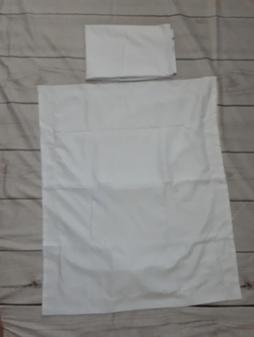 NTBAY White Microfiber Pillow Shams - Standard Set